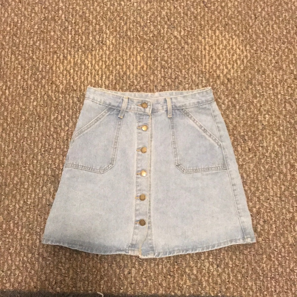 Romwe size medium denim skirt